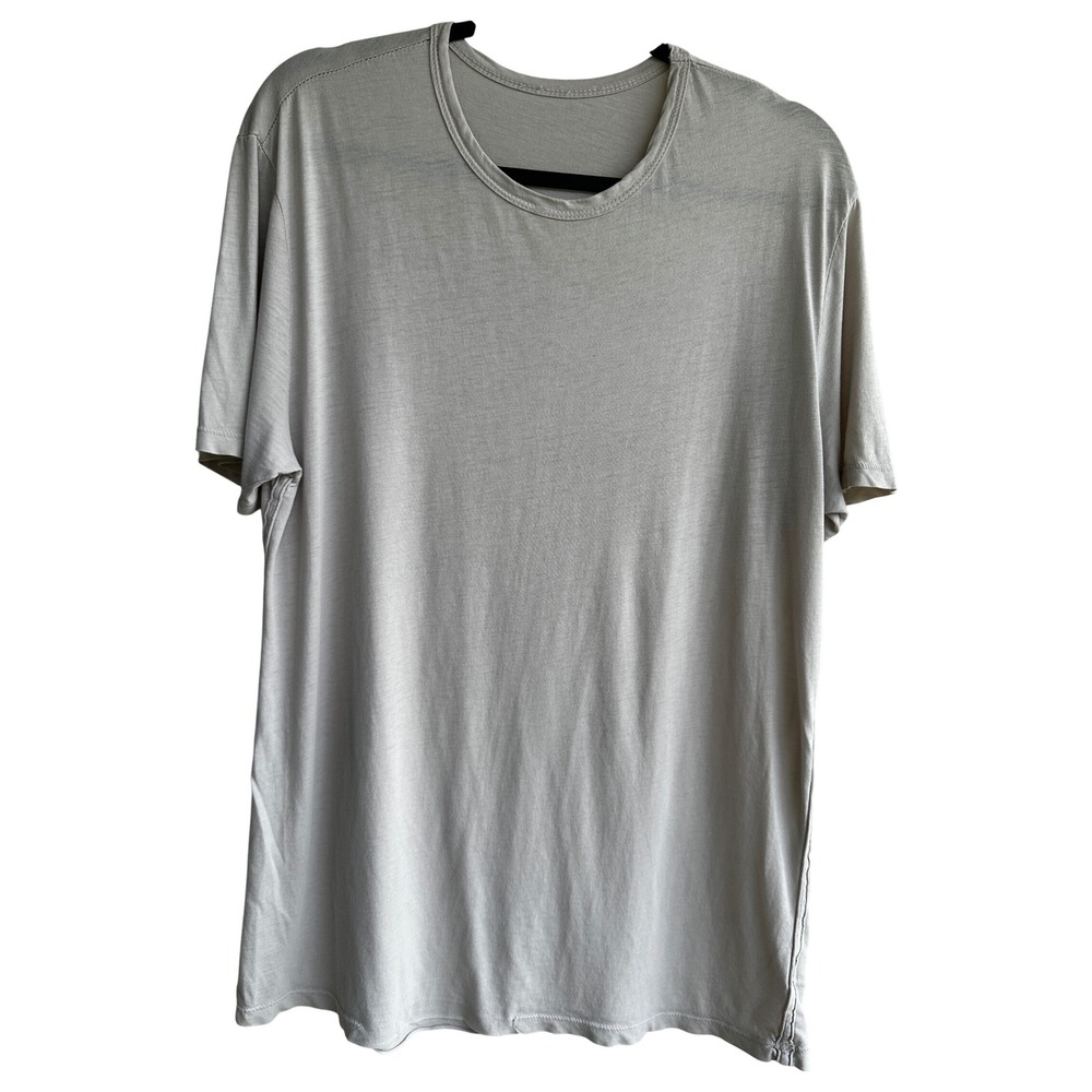 Cotton Citizen Mens Medium Supima Cotton Crewneck T-Shirt Taupe Made in USA